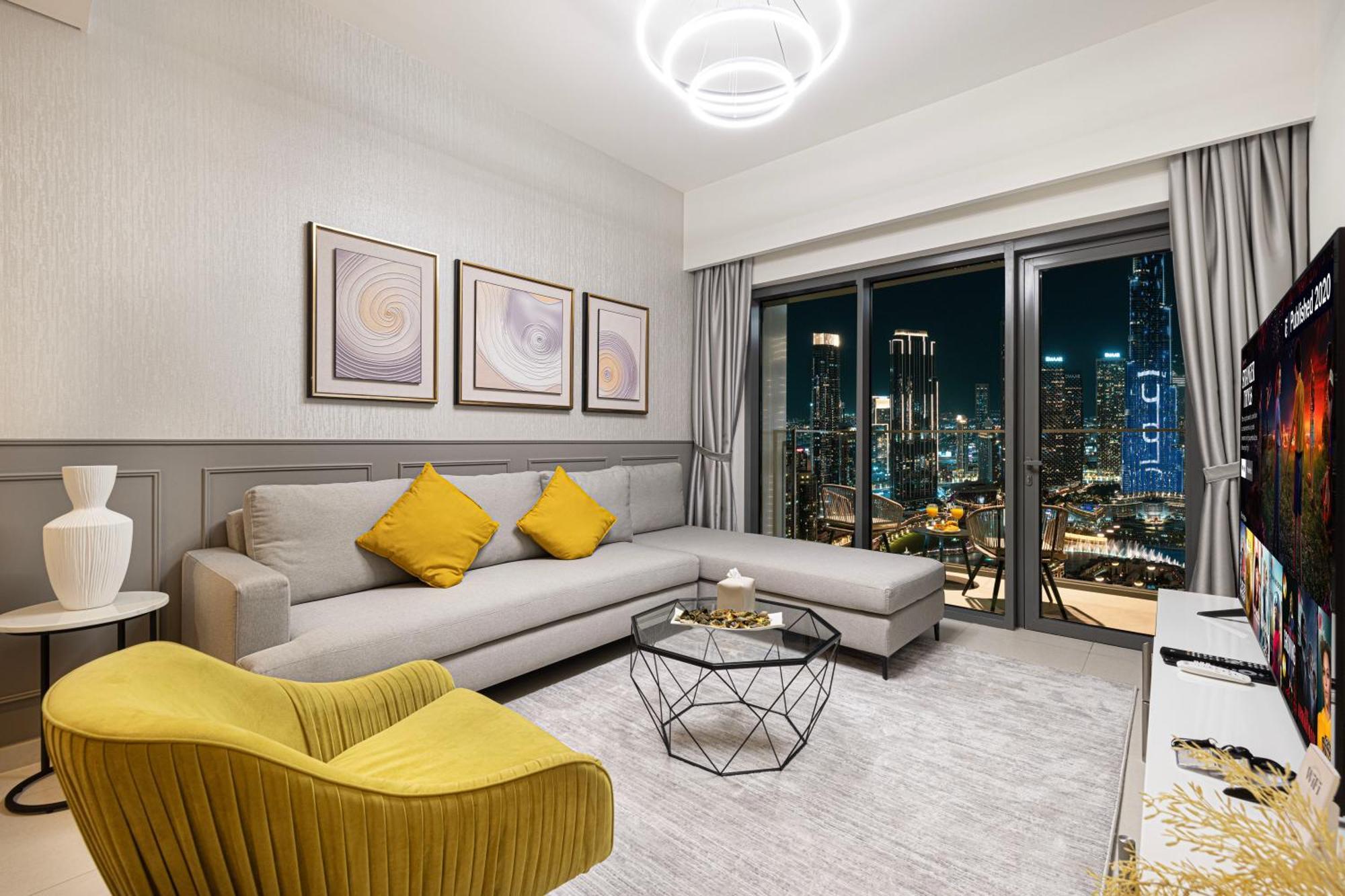 Smartstay At Burj Royale - Full Burj Khalifa View - Brand New Luxury Apartments Dubai Esterno foto